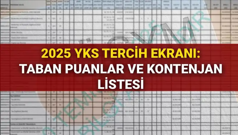 YKS Tercih Süreci 2025: Öğrenciler İçin Tüm Detaylar ve Kontenjanlar
