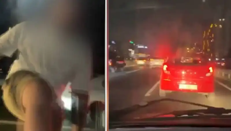 Trafik Magandası Kayıtlara Geçti: Korkunç Sürekli Tehlike!