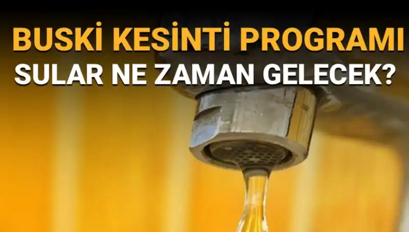 Bursa Nilüfer'de Su Kesintisi Ne Zaman Bitecek? İşte Merak Edilen Tarihler