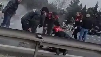TEM Otoyolu'nda Korkutan Zincirleme Kaza: 5 Yaralı, 4'ü Polis
