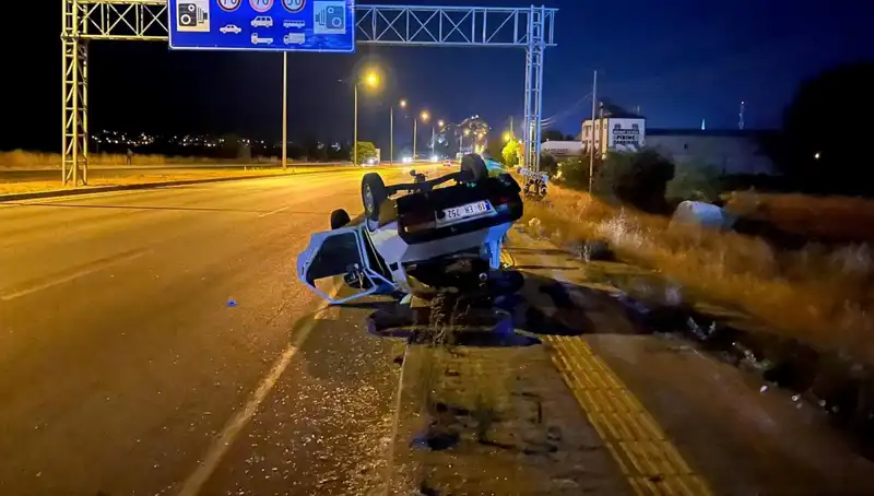 TIR Kazası Sonrası Otomobil Takla Attı: Korkutan Anlar ve Yaralı!